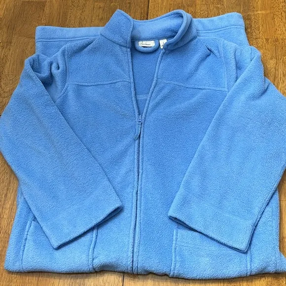 LL‎ BEAN Long Robe, Housecoat Small Light Blue So Comfy!!