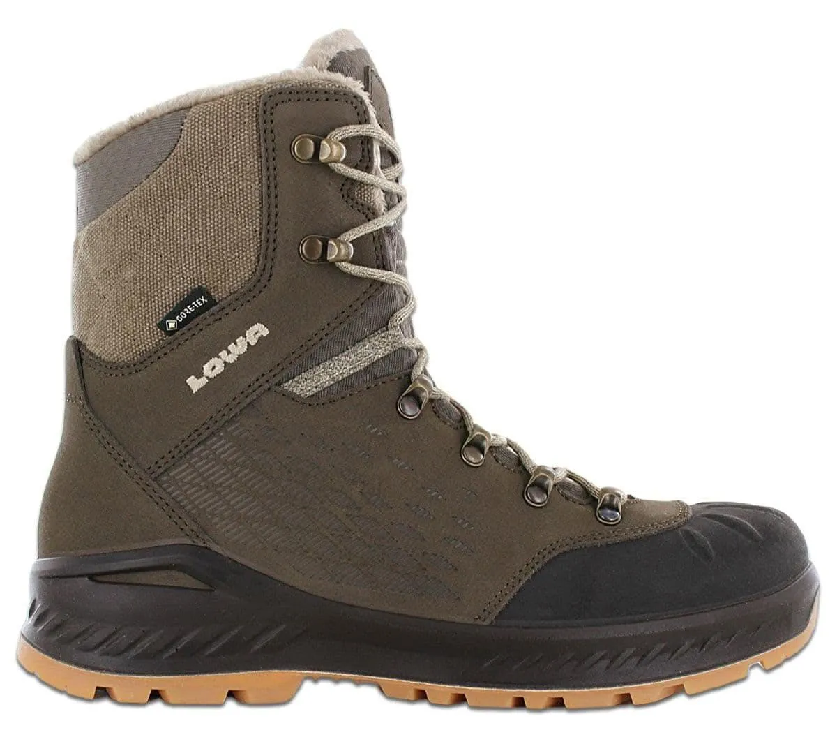 LOWA Nabucco EVO GTX WS - GORE-TEX - Damen Winter Stiefel Leder Braun 420539-0436