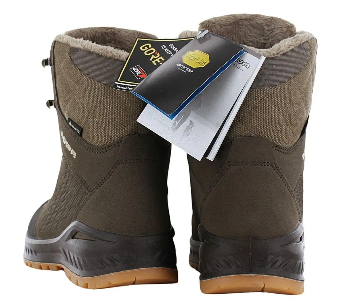 LOWA Nabucco EVO GTX WS - GORE-TEX - Damen Winter Stiefel Leder Braun 420539-0436