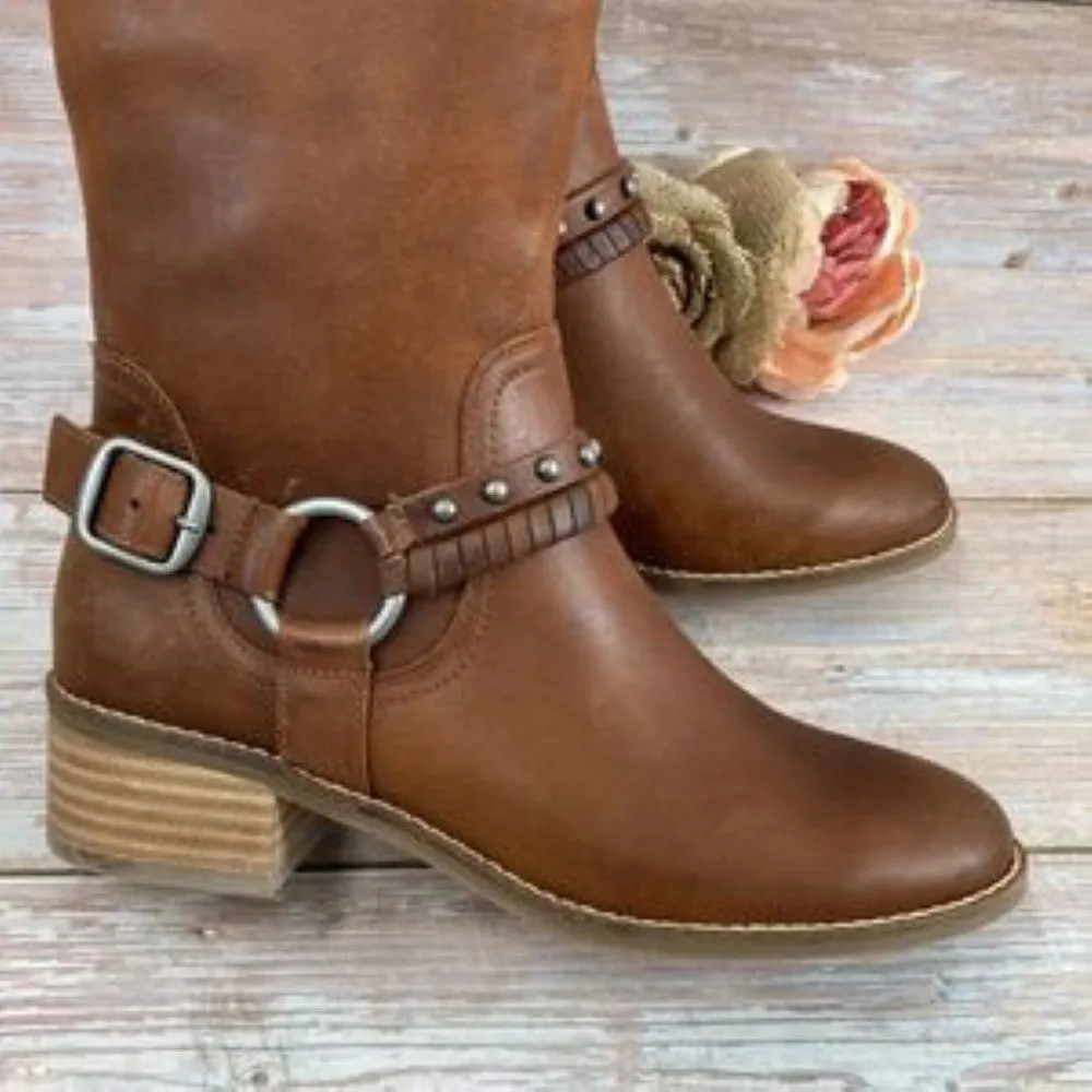 LUCKY BRAND  Karesi Whiskey Leather Boots