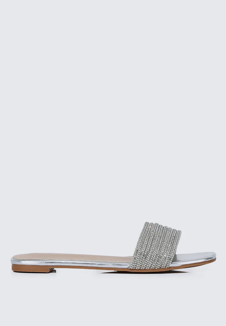Luz Comfy Sandals In Silver