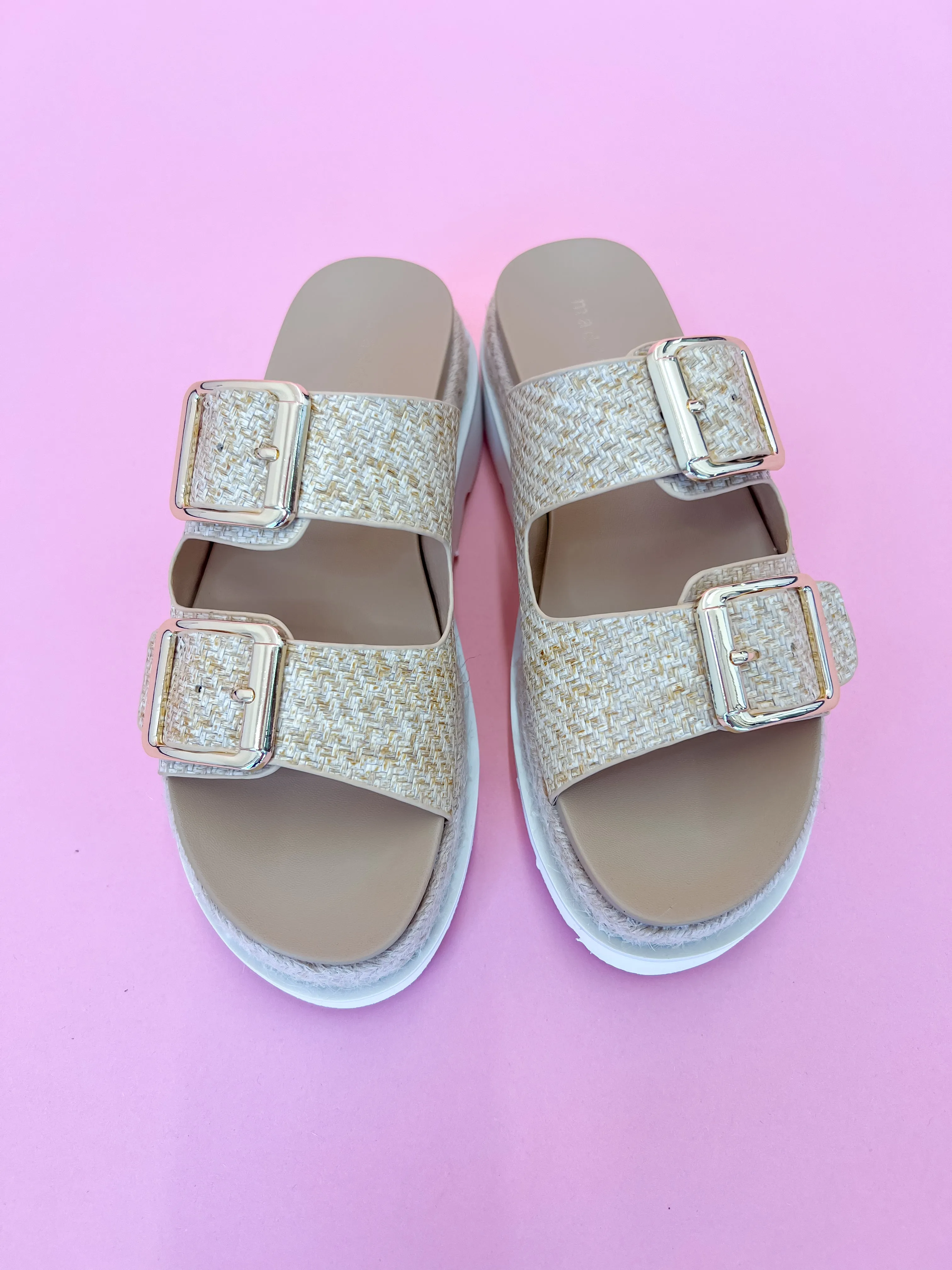 [Madden Girl] Mythical Natural Raffia Sandals