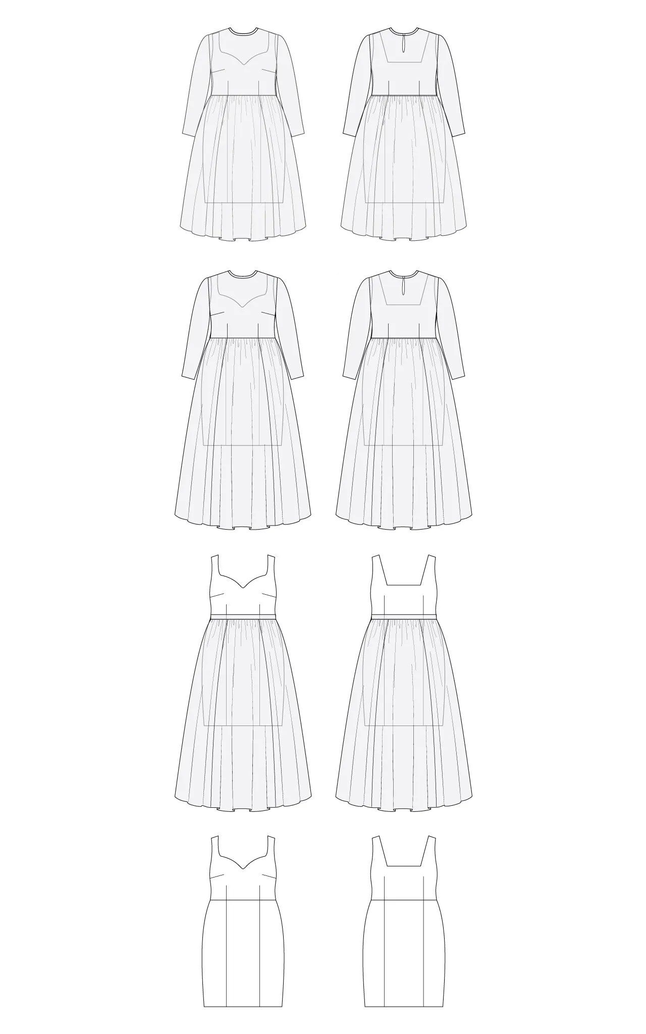 Mansfield Dress PDF pattern