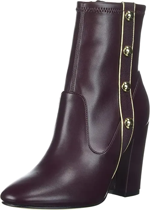 Marc Fisher Women's Abela Fashion Boot, Burgundy, 9