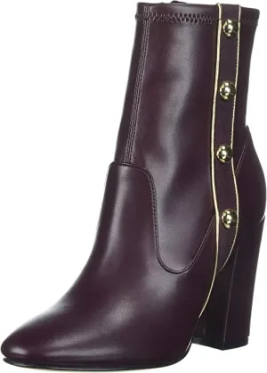 Marc Fisher Women's Abela Fashion Boot, Burgundy, 9