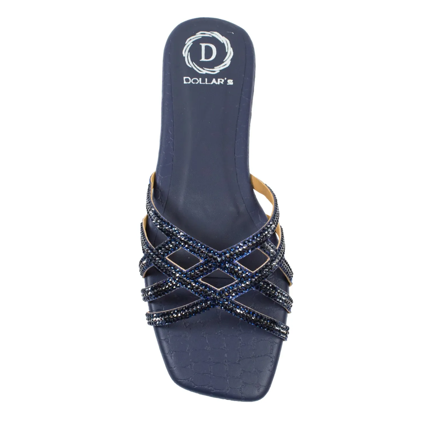 Marwa Flats S165F - Navy Blue