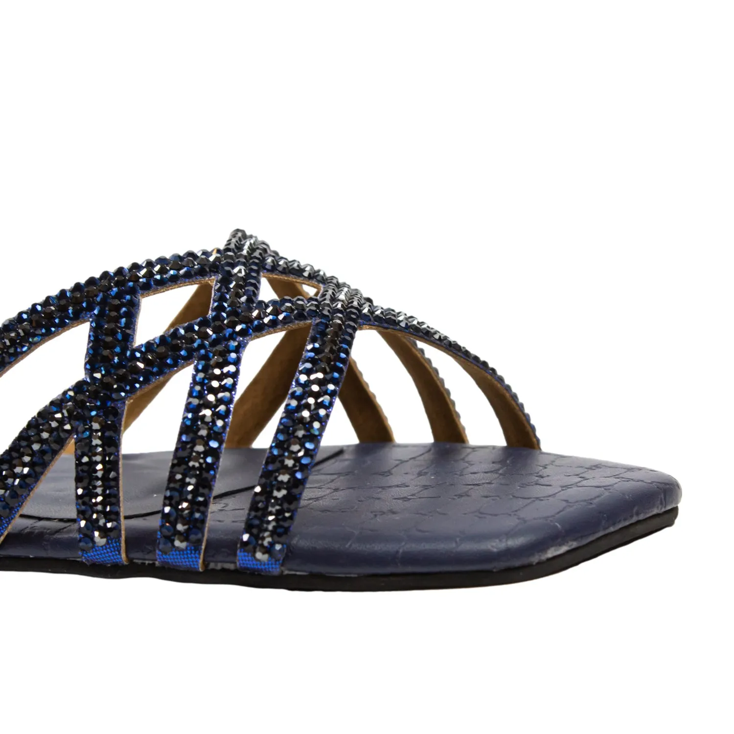 Marwa Flats S165F - Navy Blue