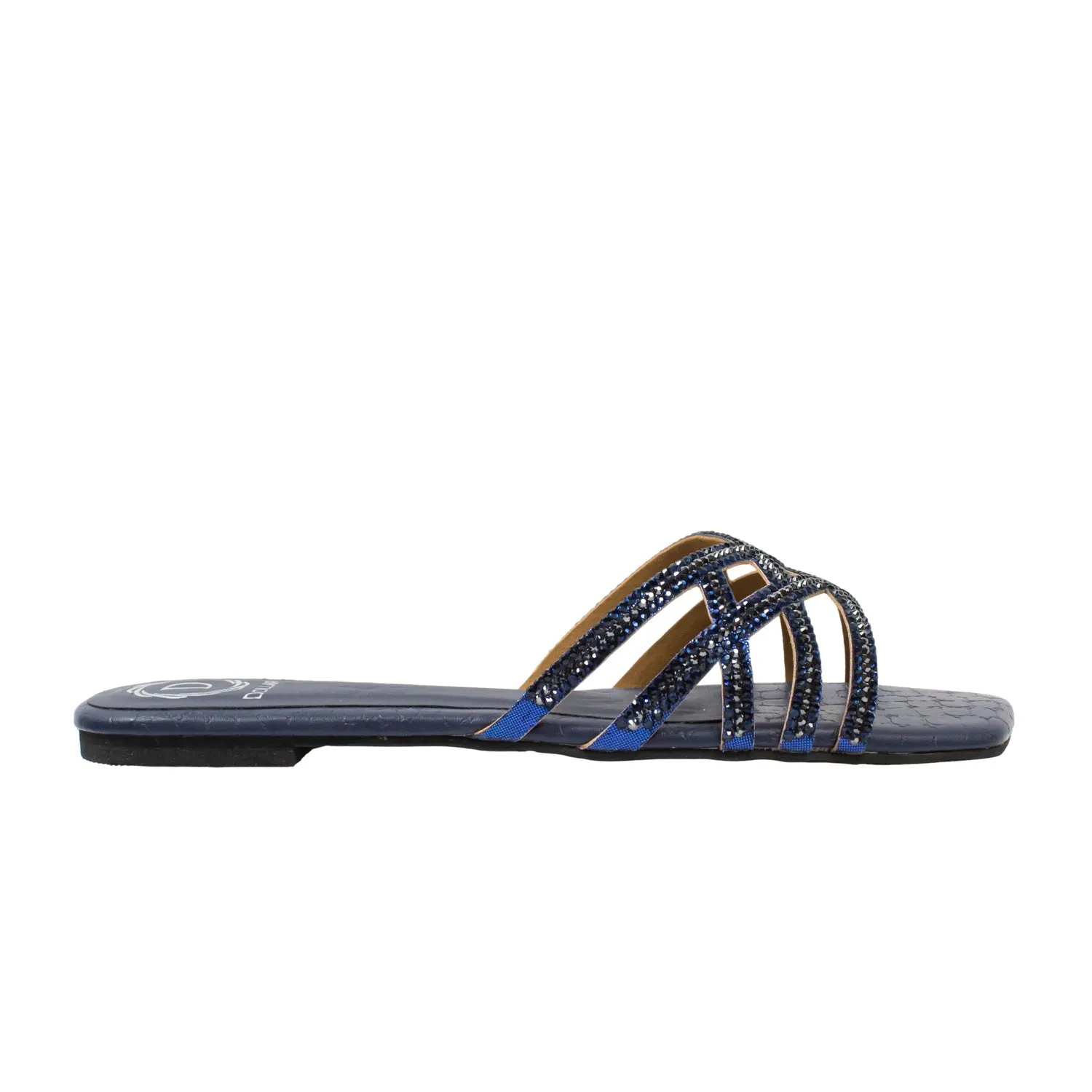 Marwa Flats S165F - Navy Blue
