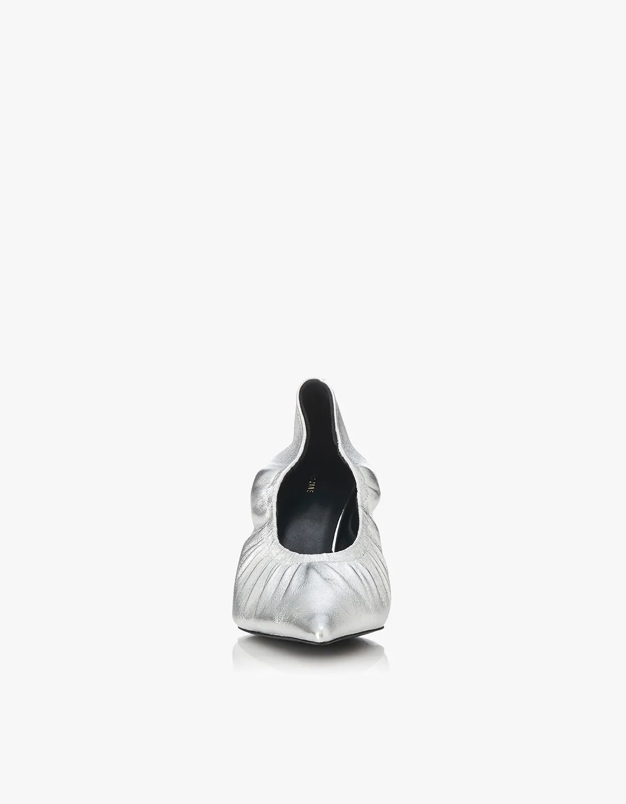Meika Heel - Silver Leather
