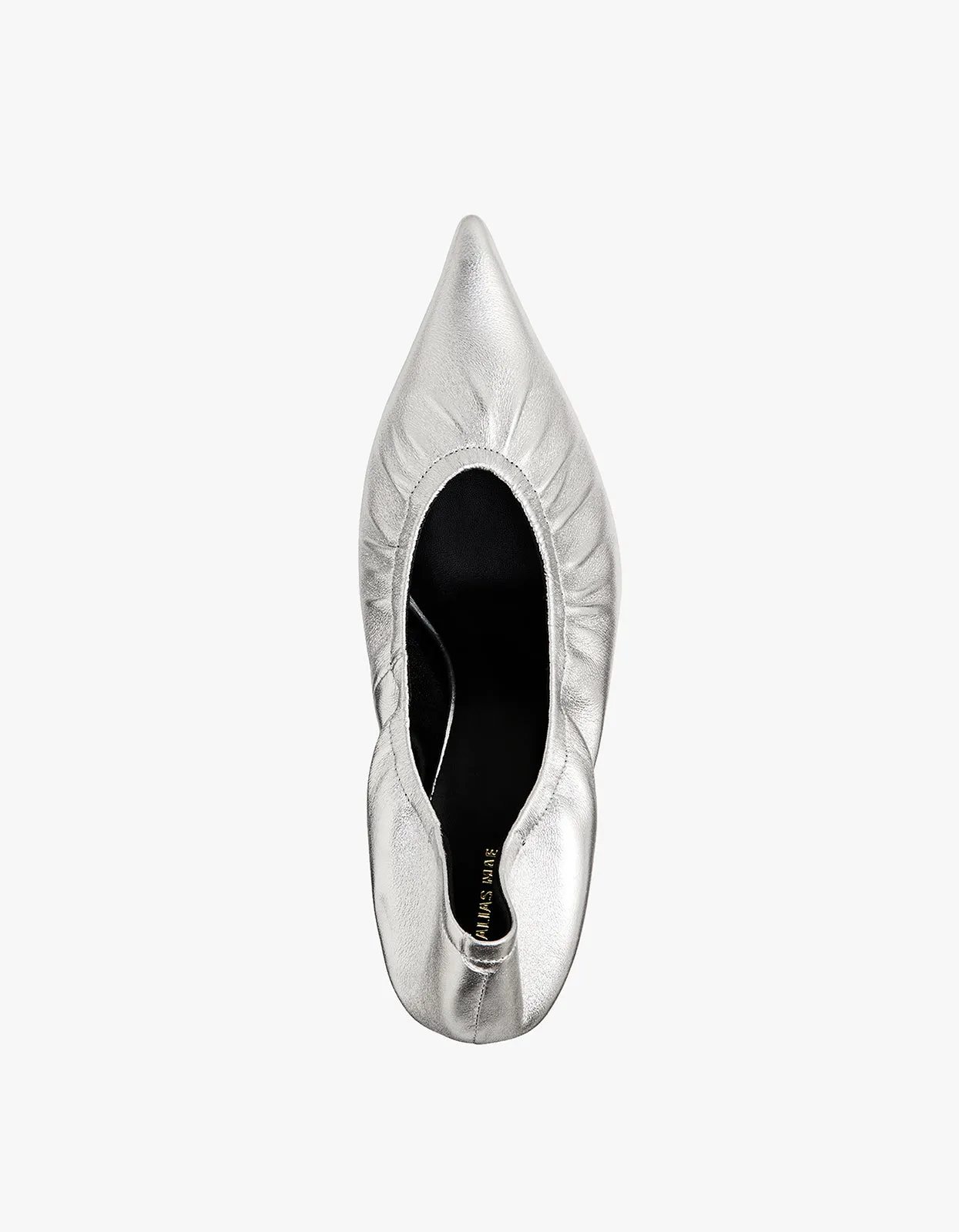 Meika Heel - Silver Leather