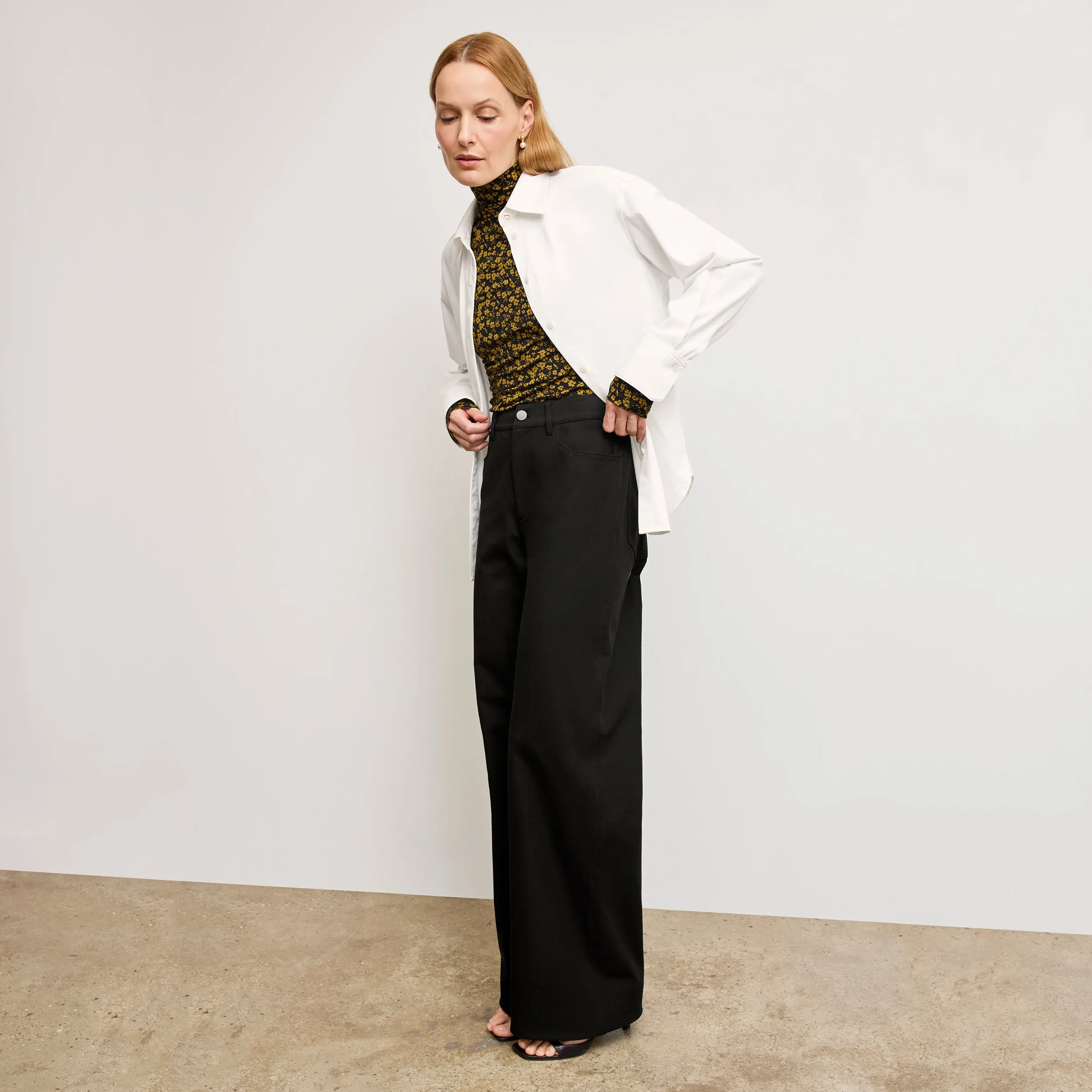 Milo Wide-Leg Jean - Eco Better Than Denim :: Black