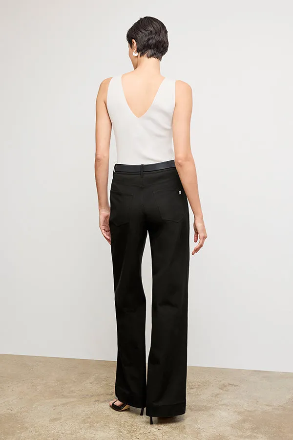 Milo Wide-Leg Jean - Eco Better Than Denim :: Black