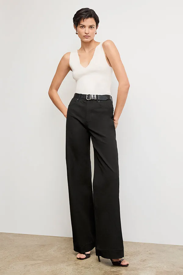 Milo Wide-Leg Jean - Eco Better Than Denim :: Black