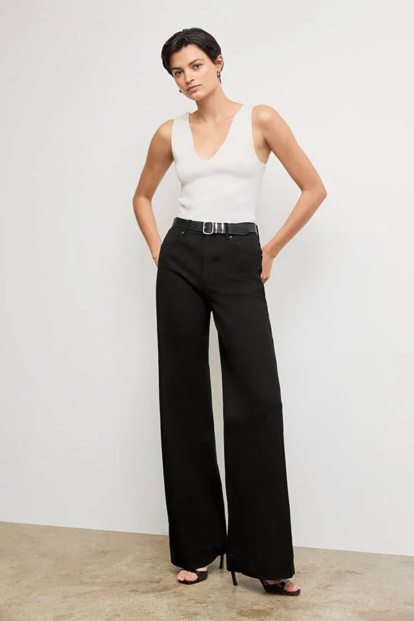Milo Wide-Leg Jean - Eco Better Than Denim :: Black
