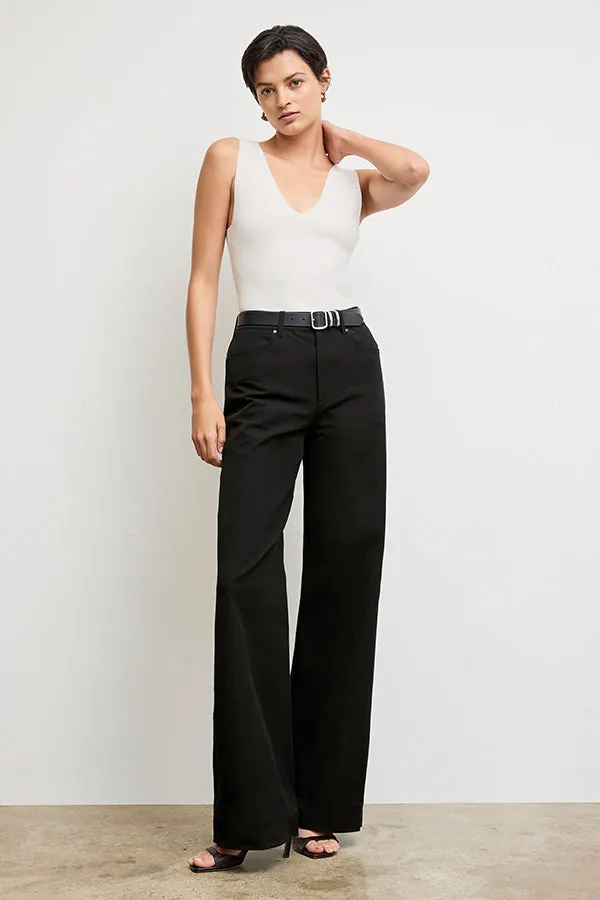 Milo Wide-Leg Jean - Eco Better Than Denim :: Black