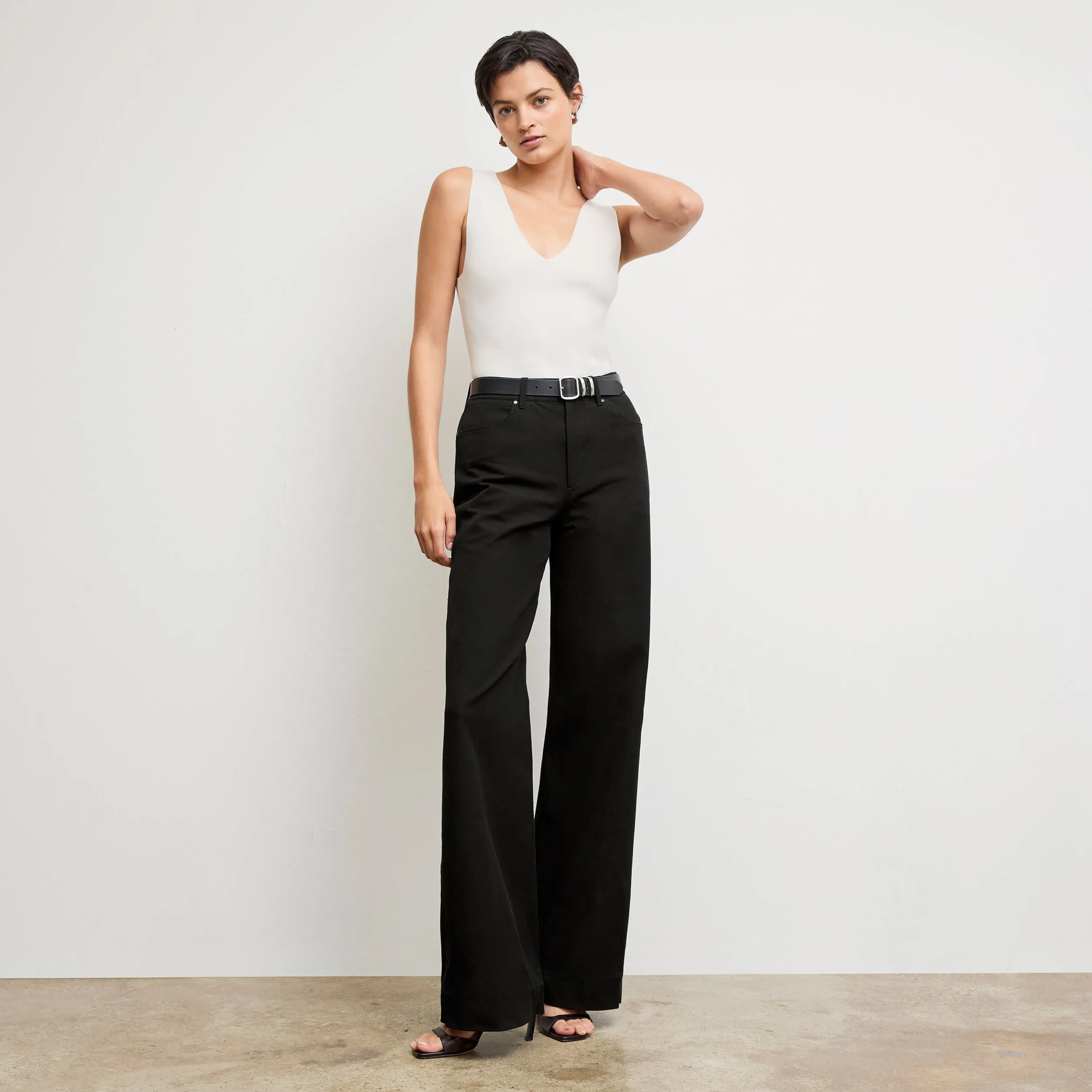 Milo Wide-Leg Jean - Eco Better Than Denim :: Black