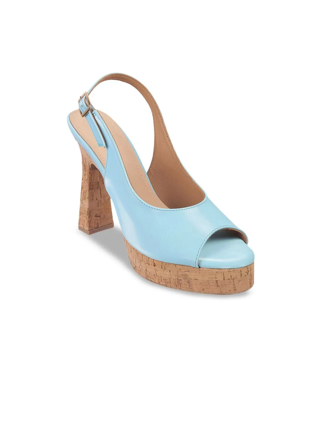 Mochi Block Heel Peep Toes