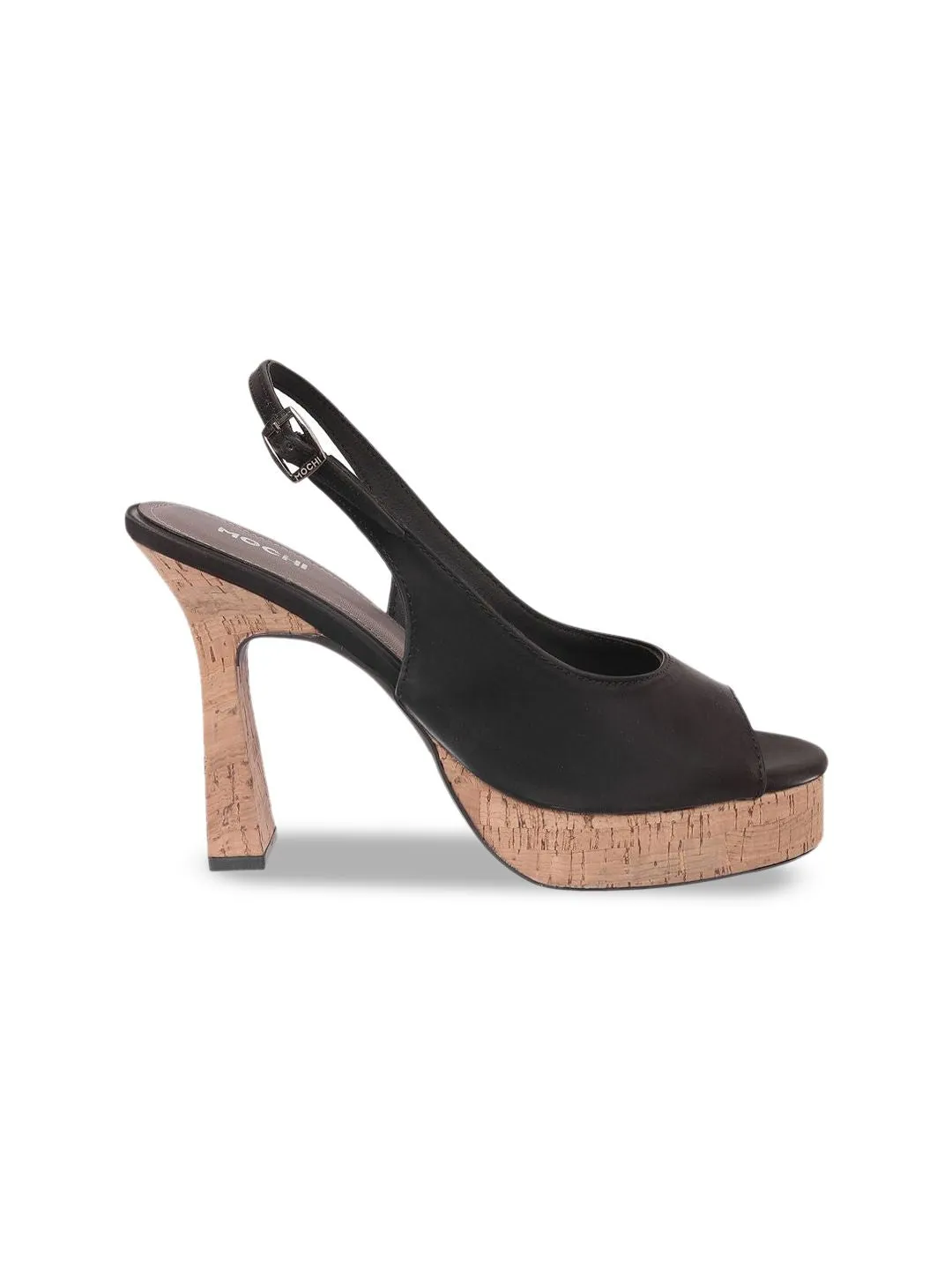 Mochi Block Heeled Peep Toes