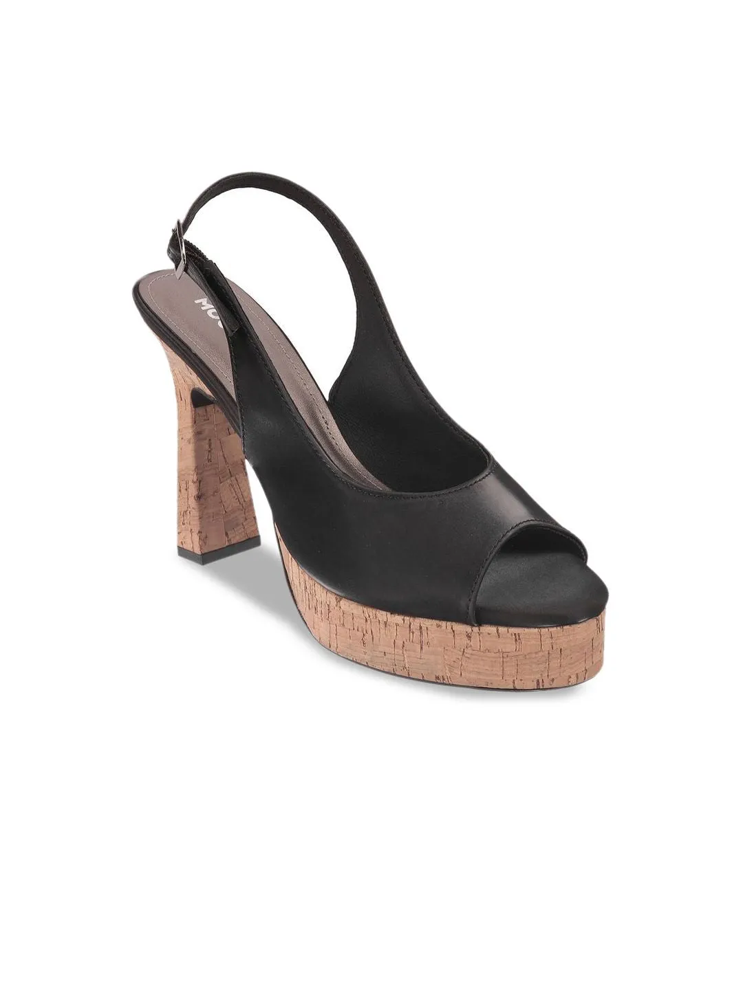 Mochi Block Heeled Peep Toes