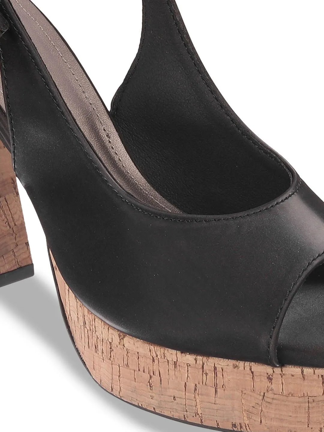 Mochi Block Heeled Peep Toes