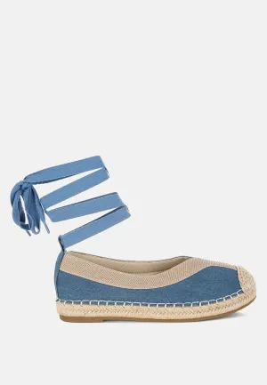 Nalya Detachable Lace Up Espadrille Sandals