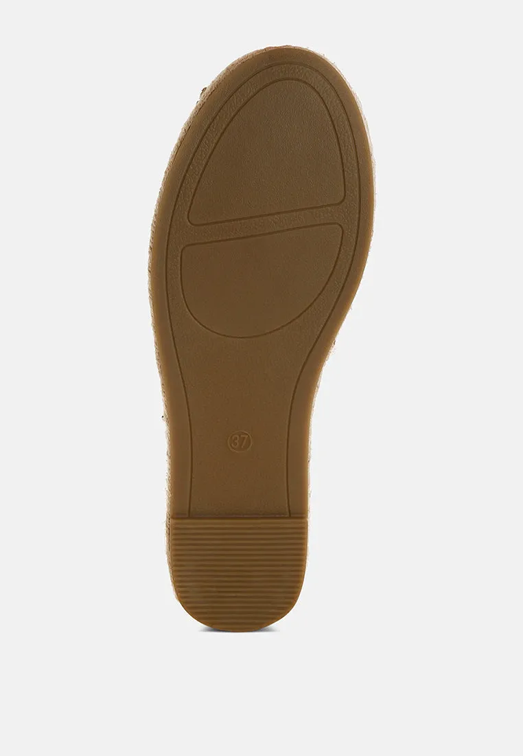 Nalya Detachable Lace Up Espadrille Sandals