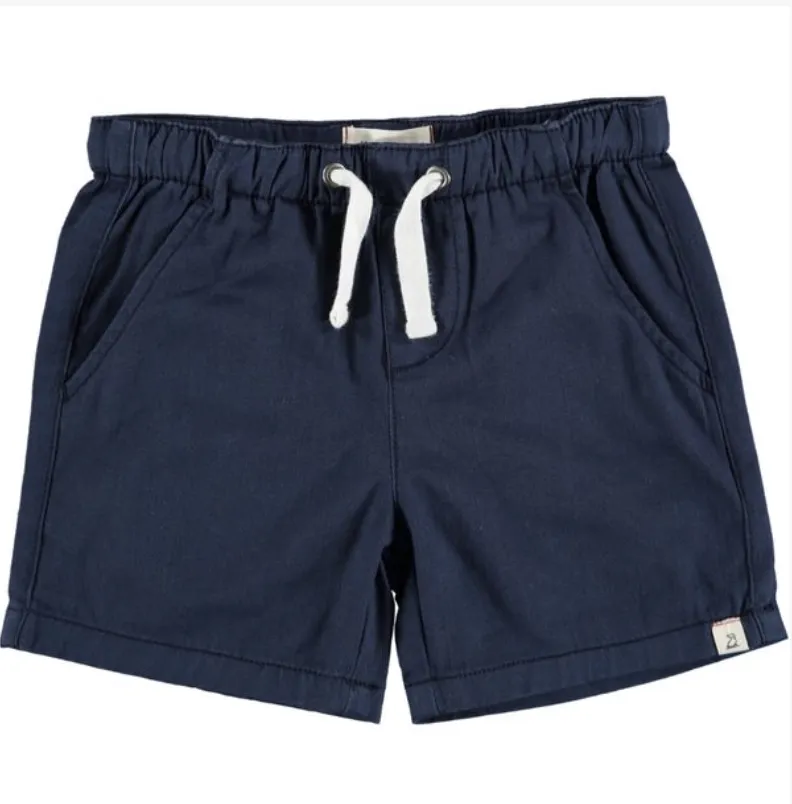Navy Twill Shorts