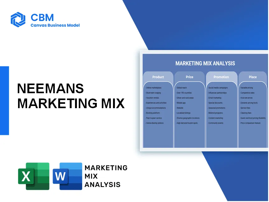 NEEMANS MARKETING MIX