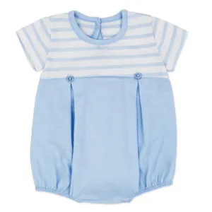 New In Rapife Boys Sky Blue Romper