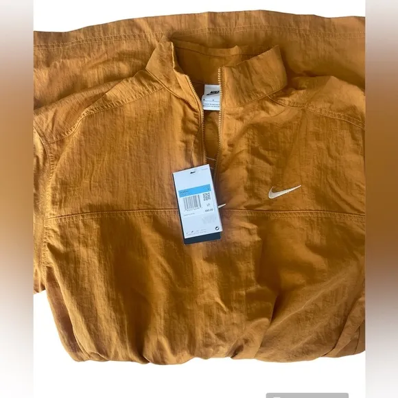 Nike Sportswear Swoosh Woven Dress Desert Ochre Women’s Size Medium