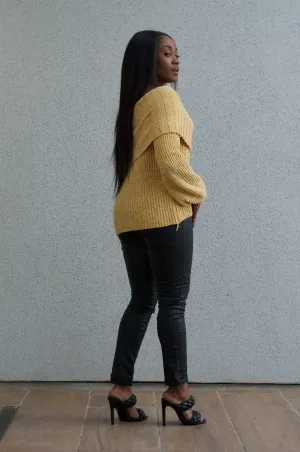 OFF SHOULDER SWEATER