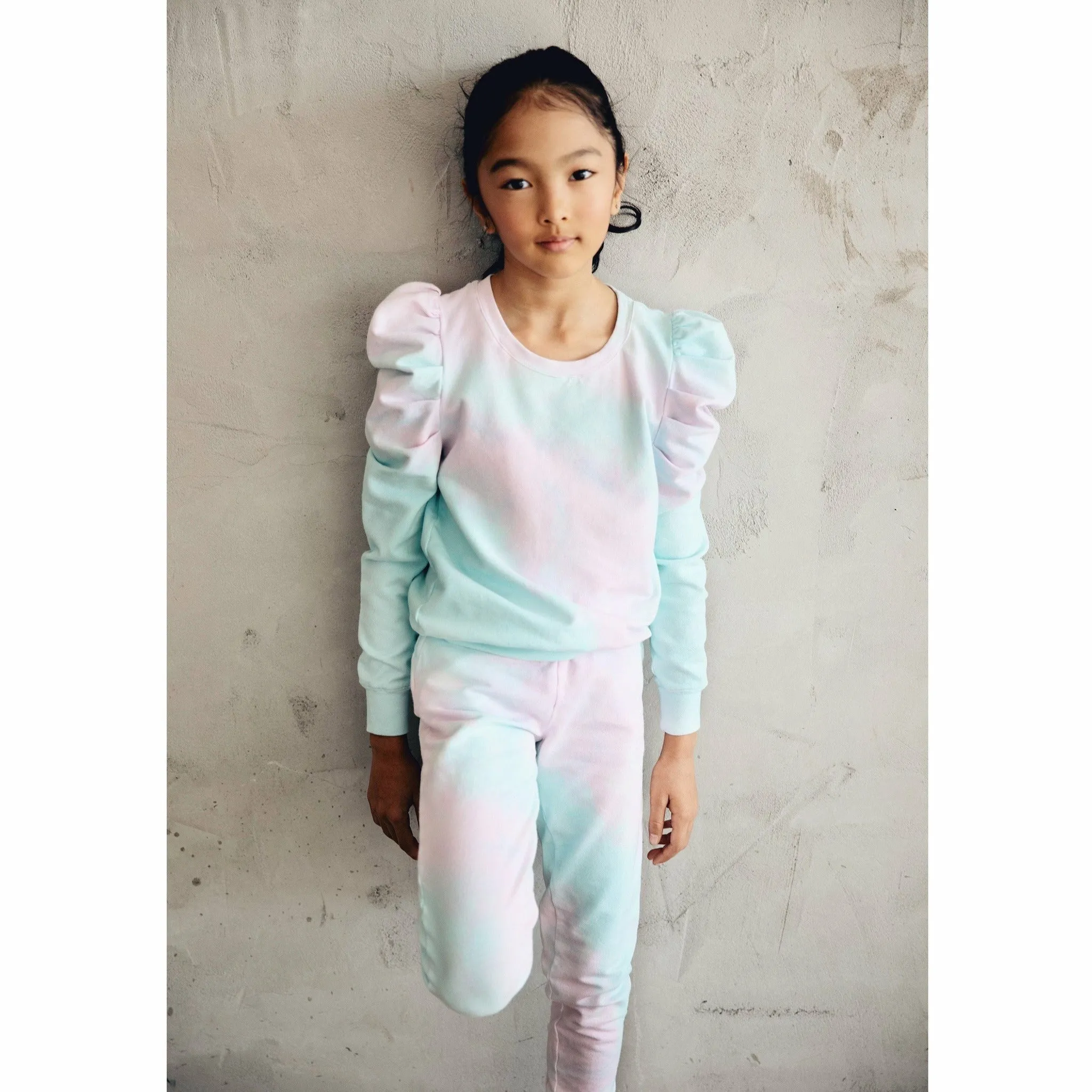 Organic Jolie Top Cotton Candy Tie Dye