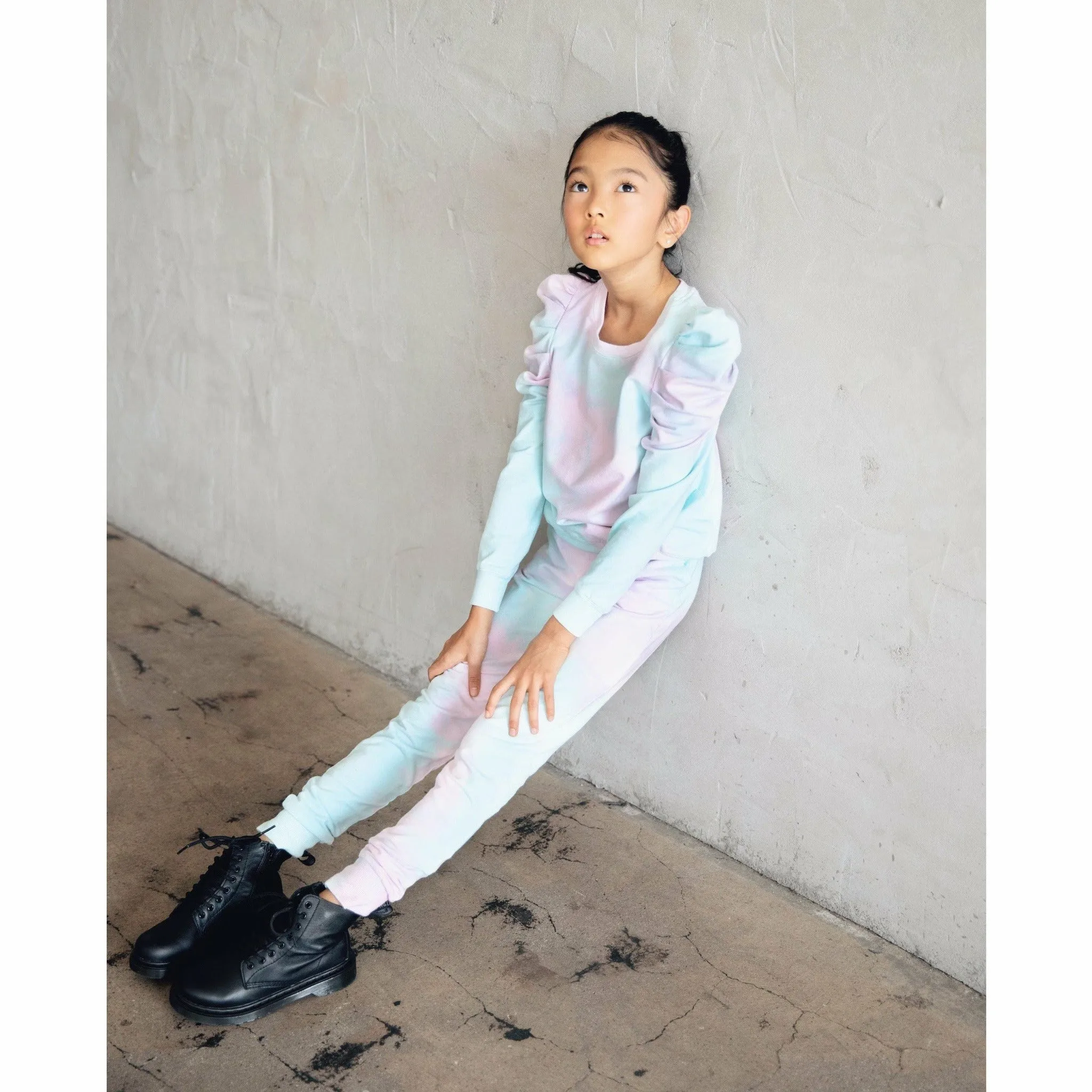Organic Jolie Top Cotton Candy Tie Dye
