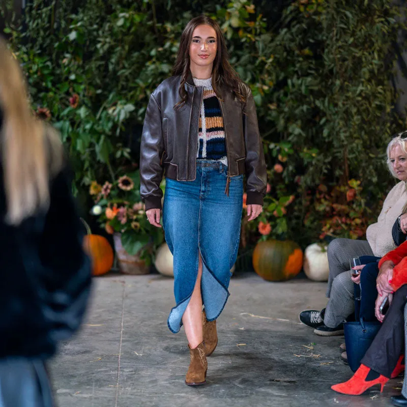 PENELOPE CHILVERS Cassidy Suede Embroidered Boots in Peat