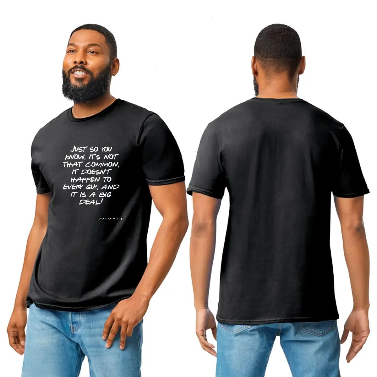 Playera Hombre Friends Frases Rachel 000237N