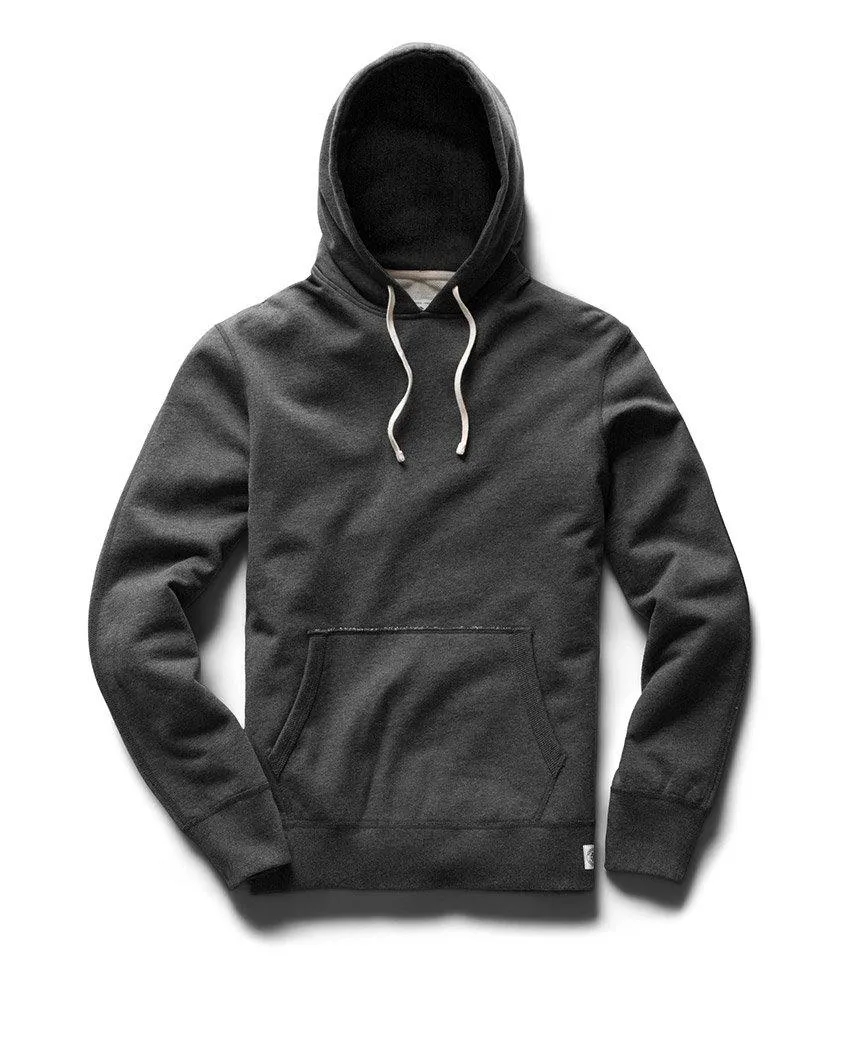 Pullover Hoodie Midweight Terry Heather Charcoal