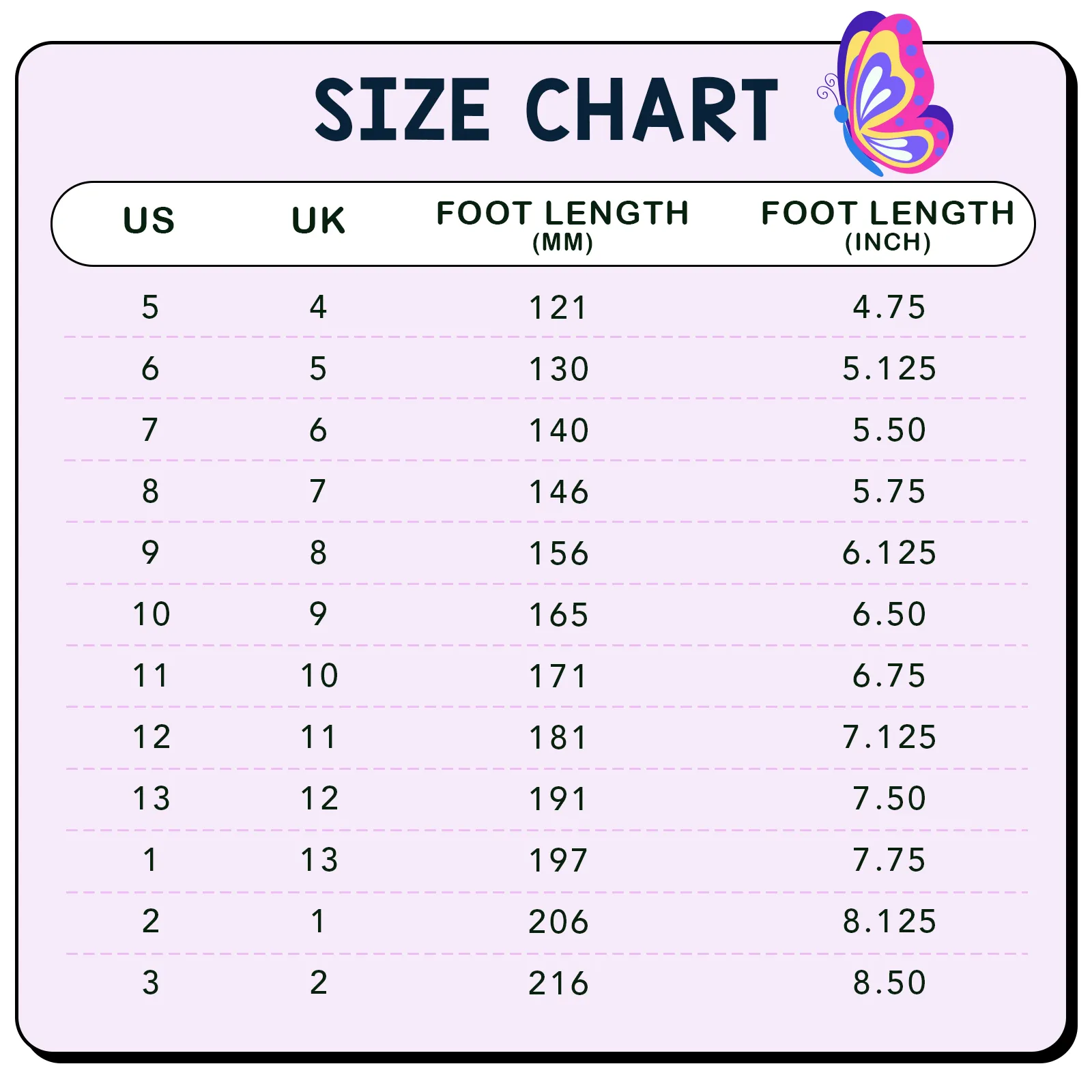 Purple Butterfly Unicorn Toddler Rubber Rain Boots