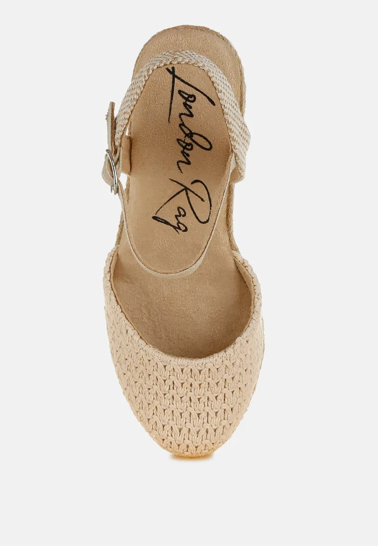 Raffia Espadrilles Sandals by RUW