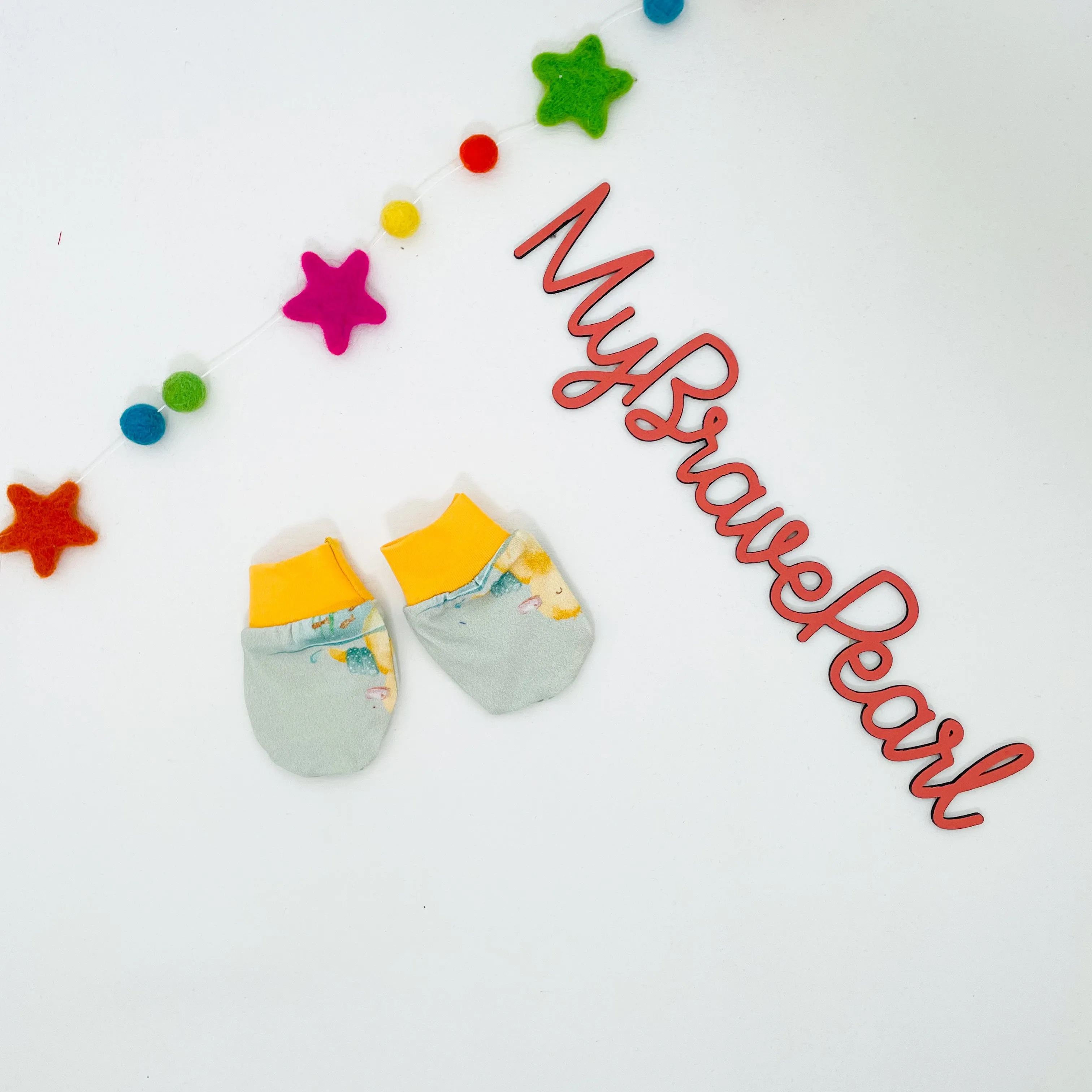 Ready To Ship Baby Scratch Mitts