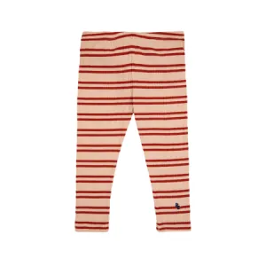 Red Stripes Leggings