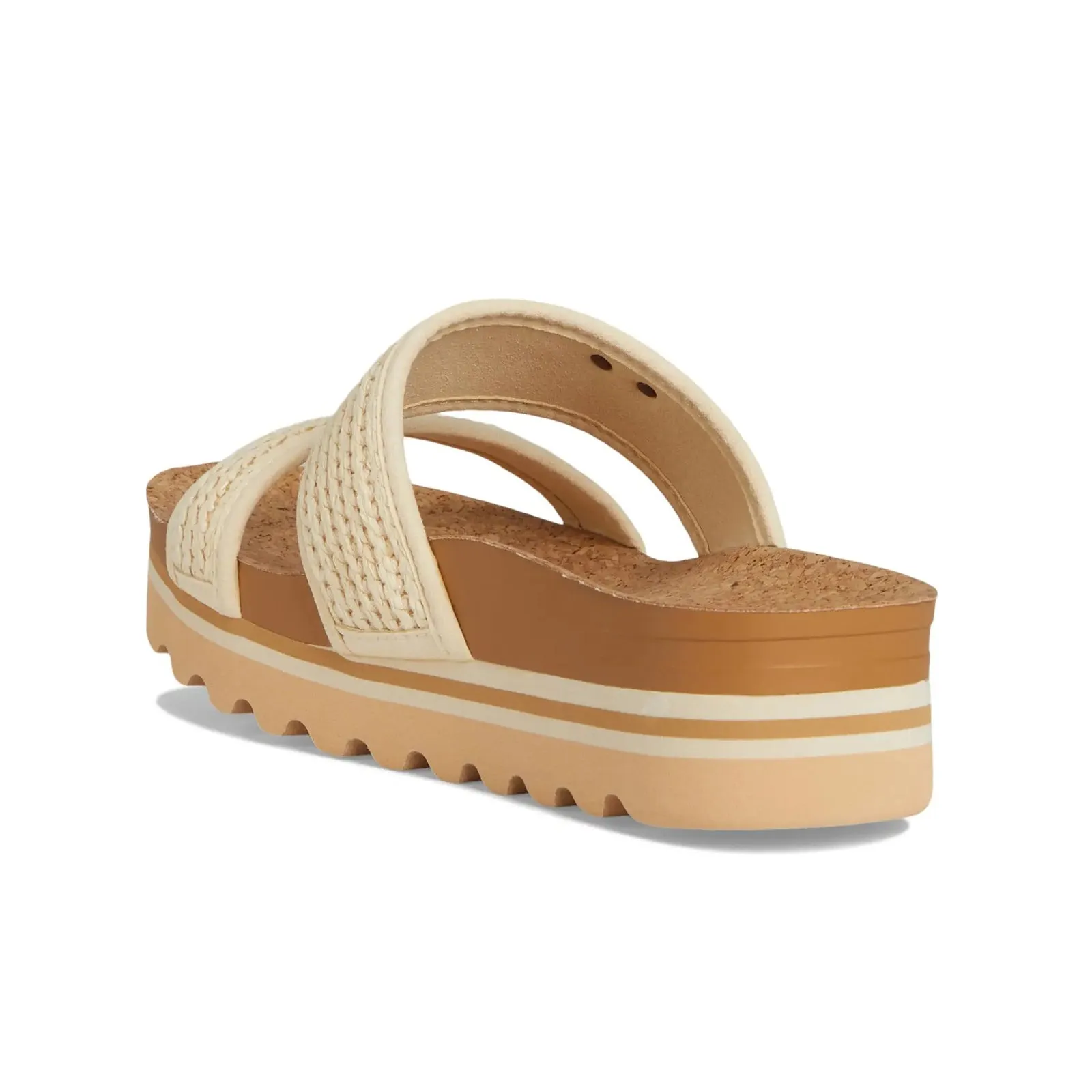 Reef Cushion Vista Hi Vegan Leather Women's Slides Sandals