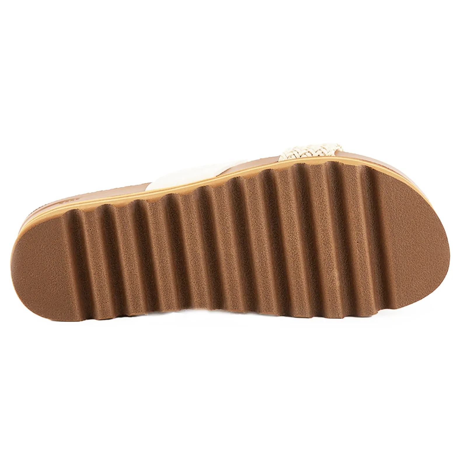 Reef Cushion Vista Hi Vegan Leather Women's Slides Sandals