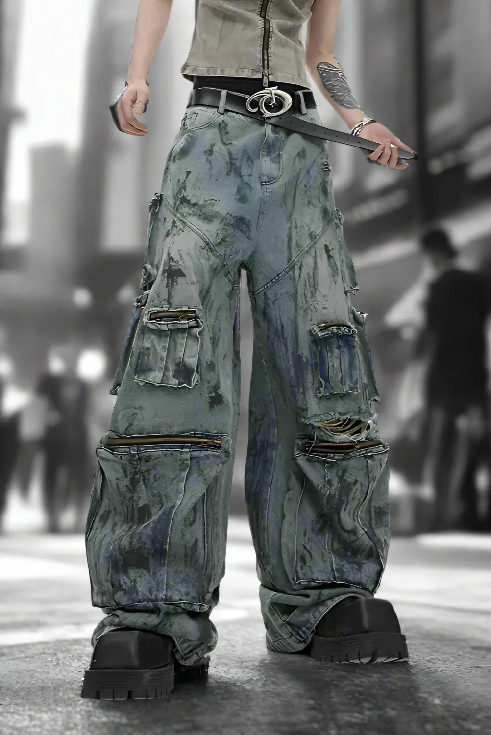 Renegade Multi-Pocket Cargo Jeans