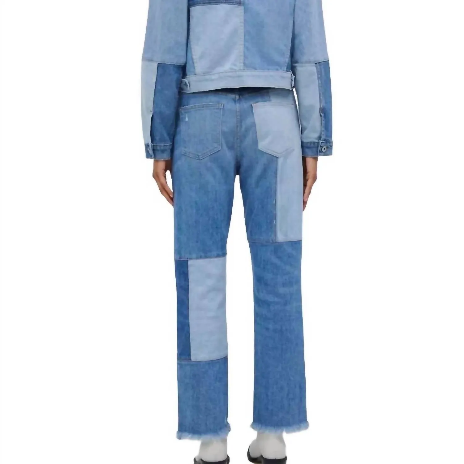 River Straight Leg Jeans In Mirage