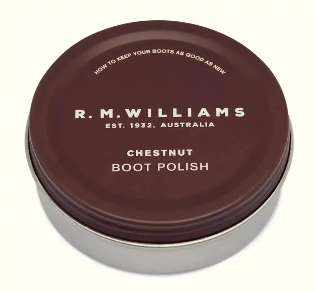 RM Williams Stockmans Boot Polish Chestnut