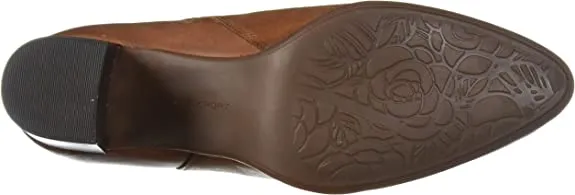 Rockport Women's Camdyn Bootie Ankle Boot, Cognac, 10 M US