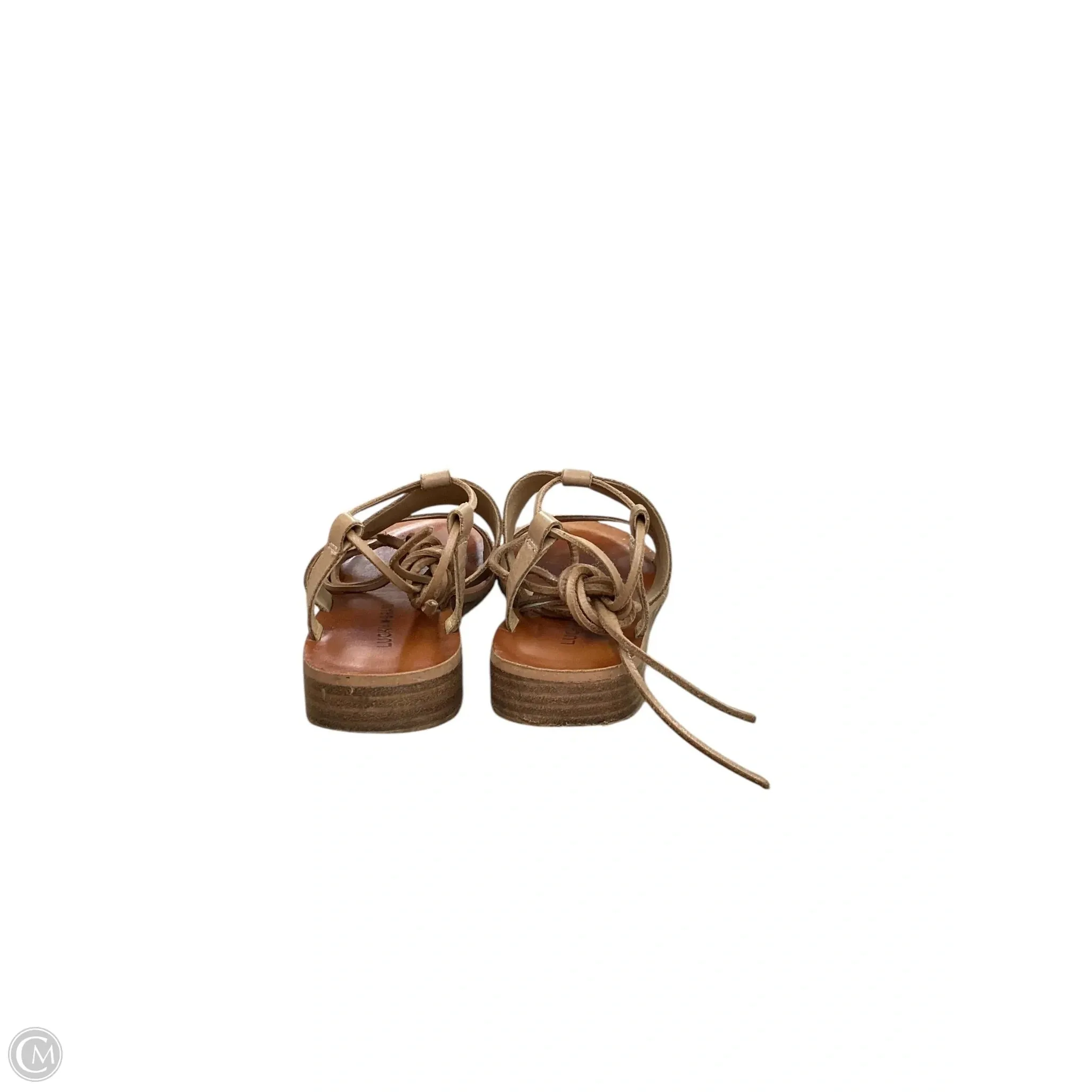 Sandals Flats By Lucky Brand In Beige, Size: 6