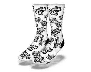 SAVVY ESSENTIAL AF WHITE SOCKS