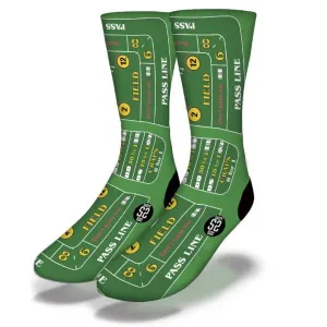 SAVVY SOX CRAPS DICE GAME SOCKS