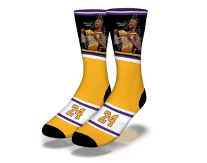 SAVVY SOX x RETRO KINGS MAMBA GOLD SOCKS